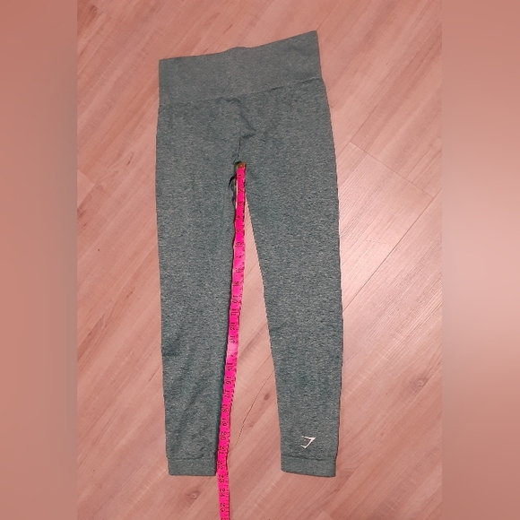 Gymshark Adapt Marl Seamless Leggings Emerarld Green - Picture 4 of 8